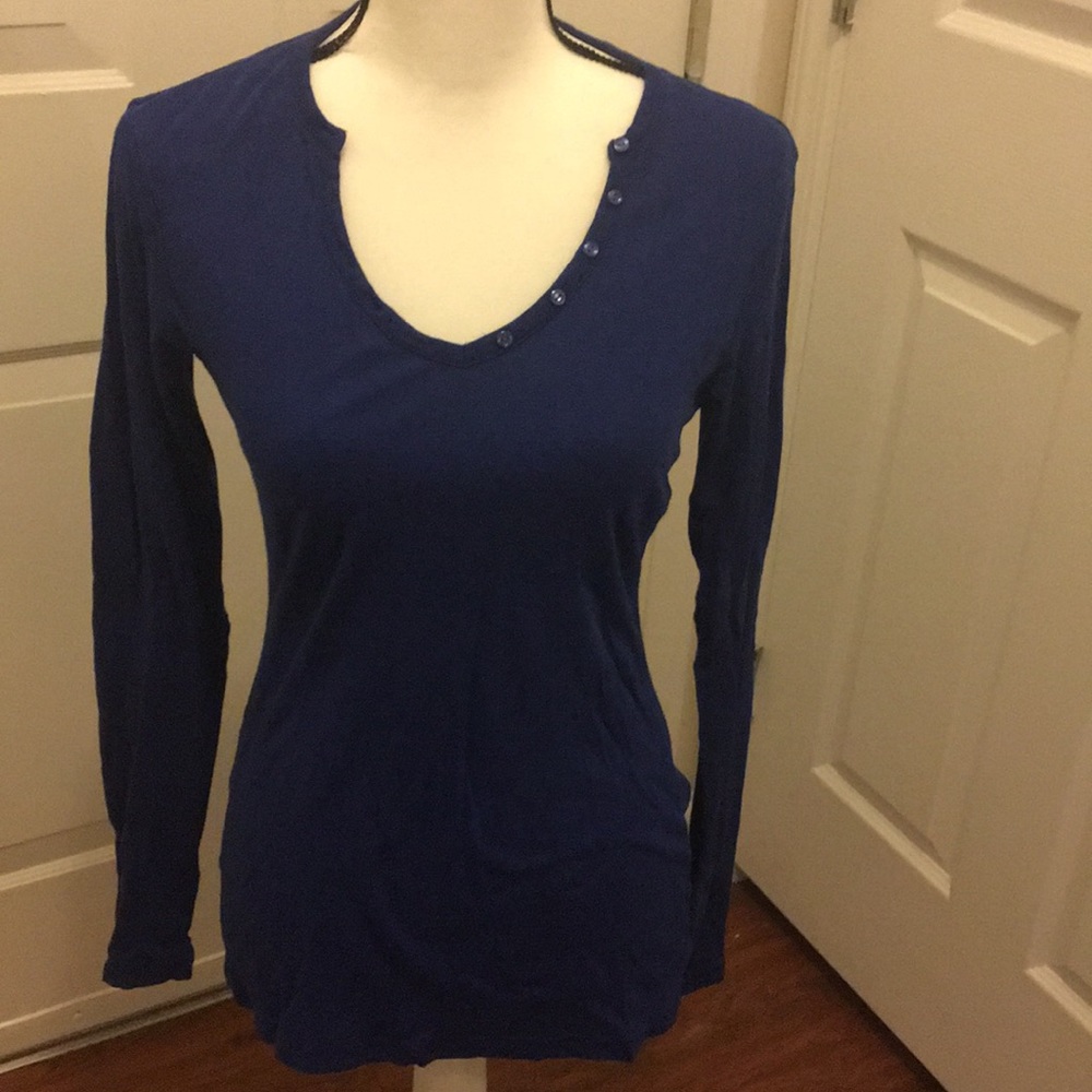 Gap size Medium long sleeve shirt blue